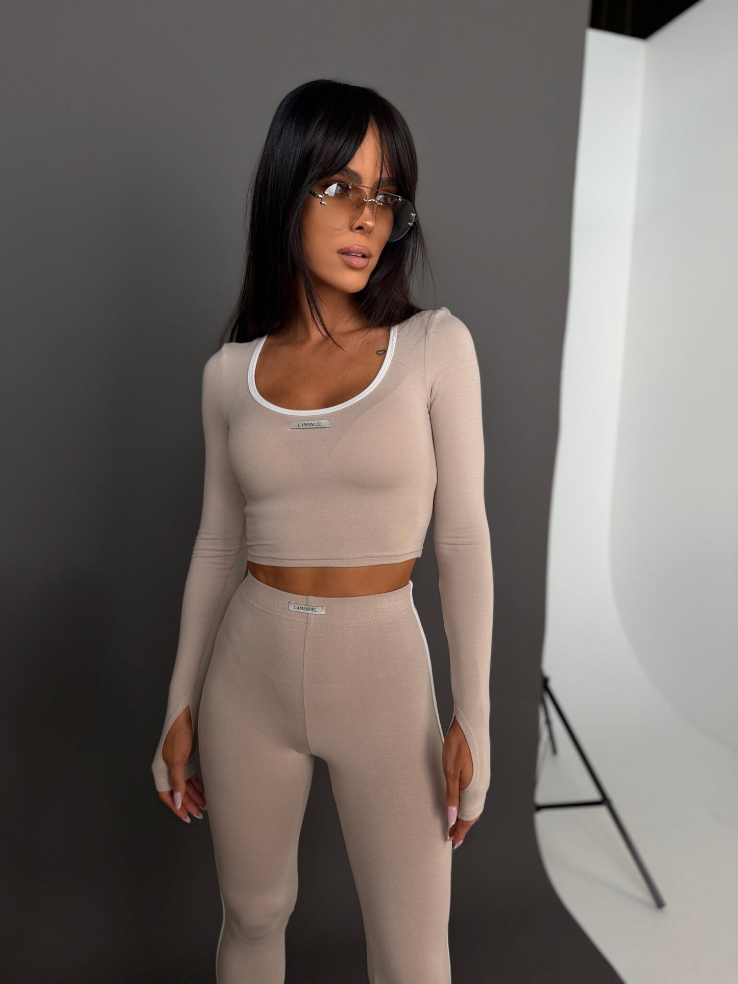 Komplet The Spot beż