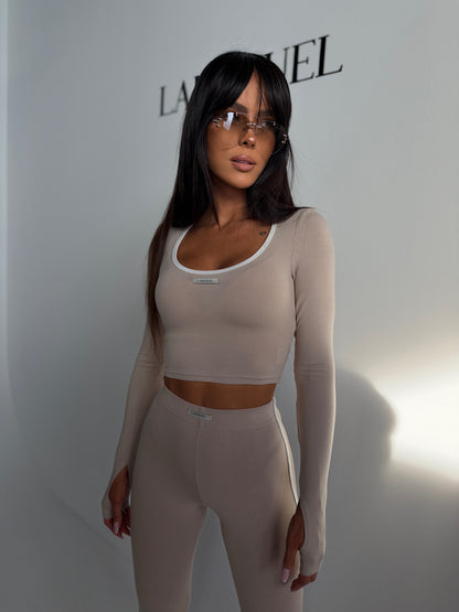 Komplet The Spot beż