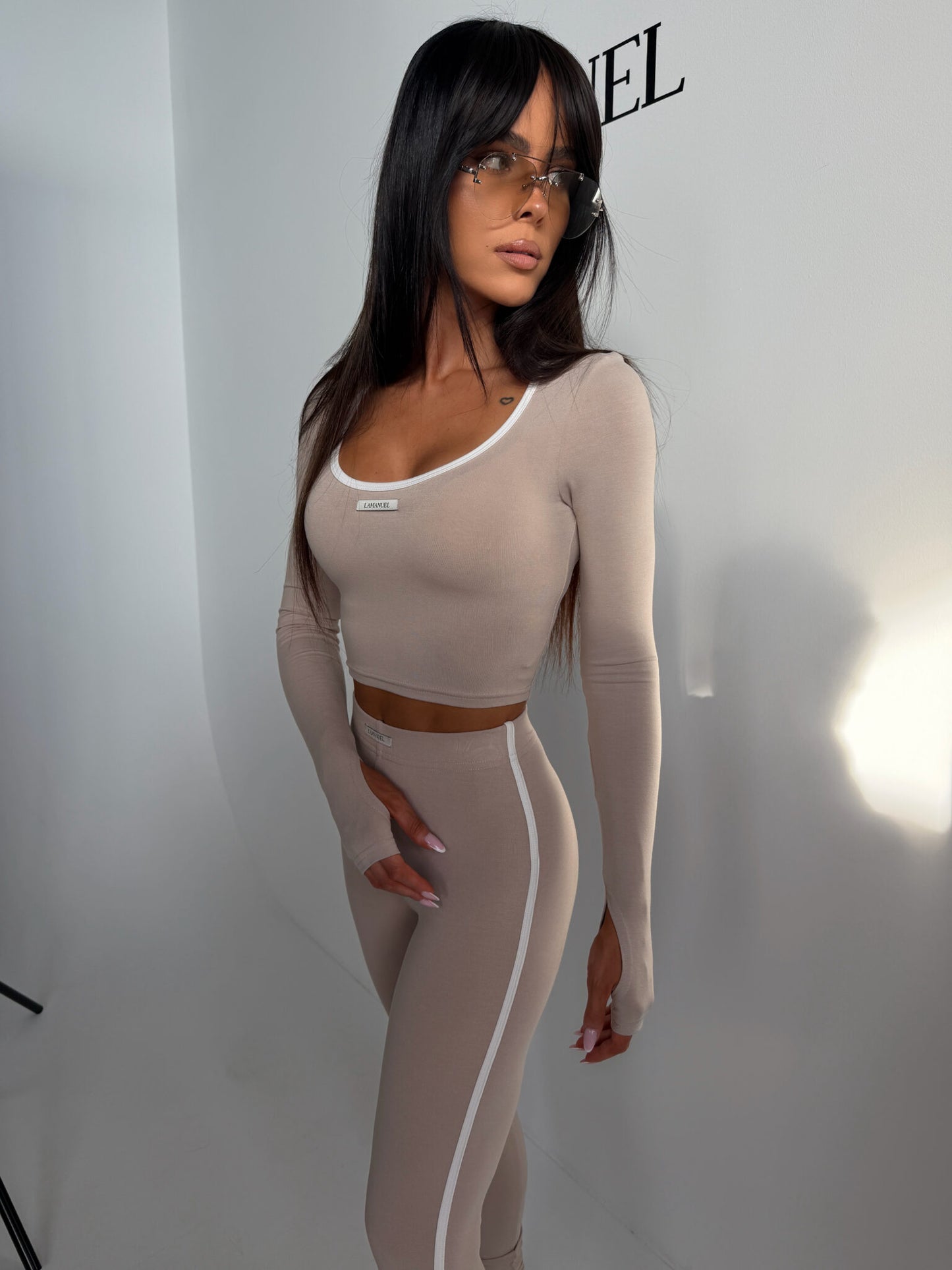 Komplet The Spot beż