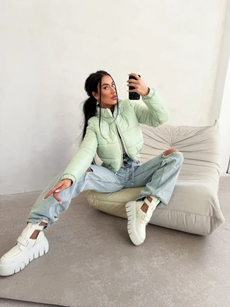 Kurtka Bomberka Puffa Olavoga zielona