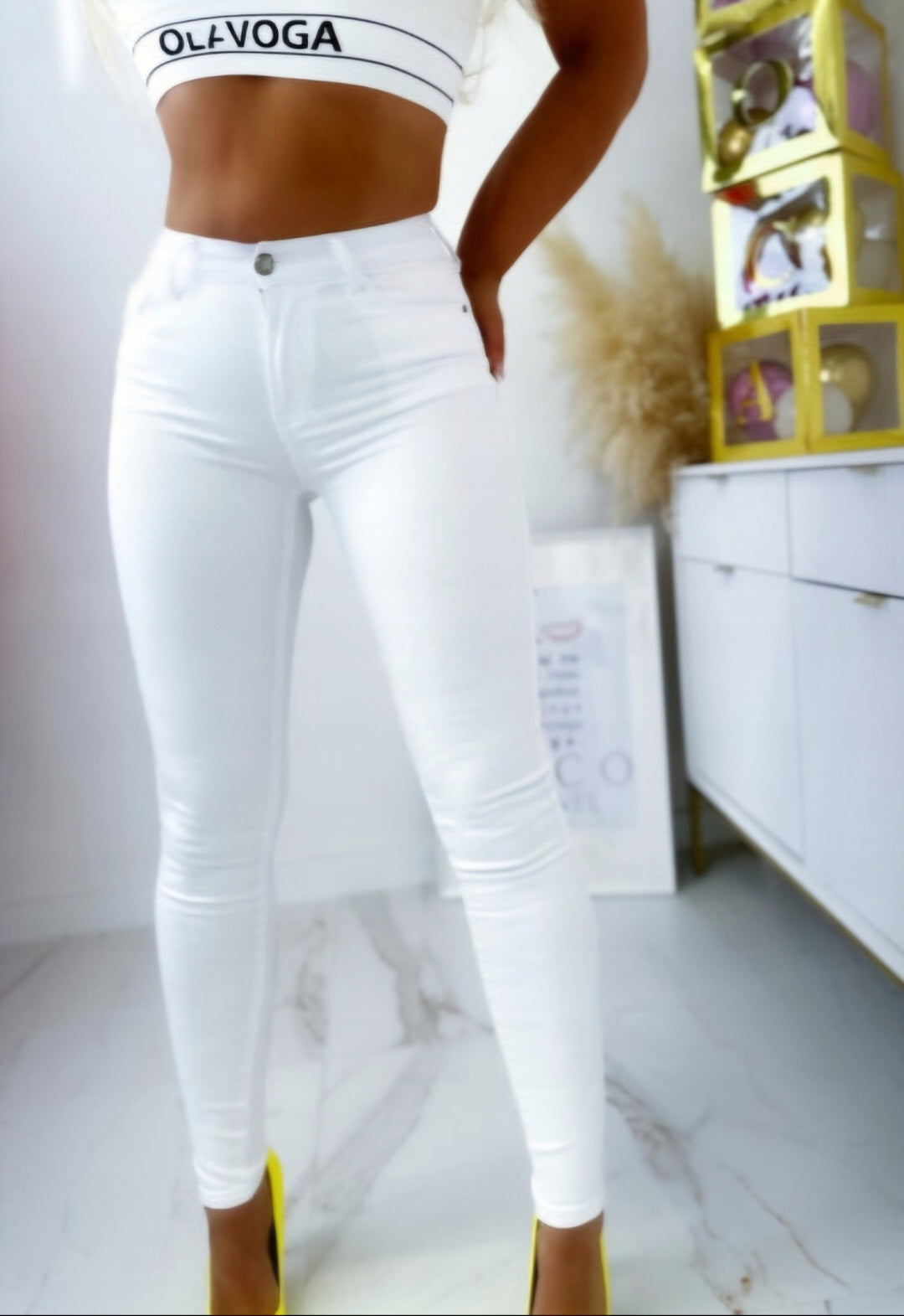 Spodnie białe M.Sara