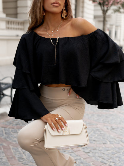 Hiszpanka Ruffles czarna