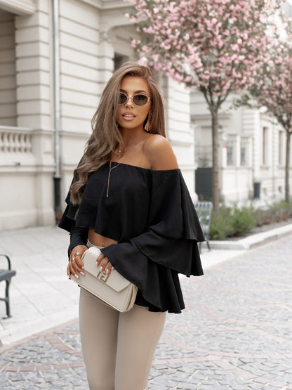 Hiszpanka Ruffles czarna