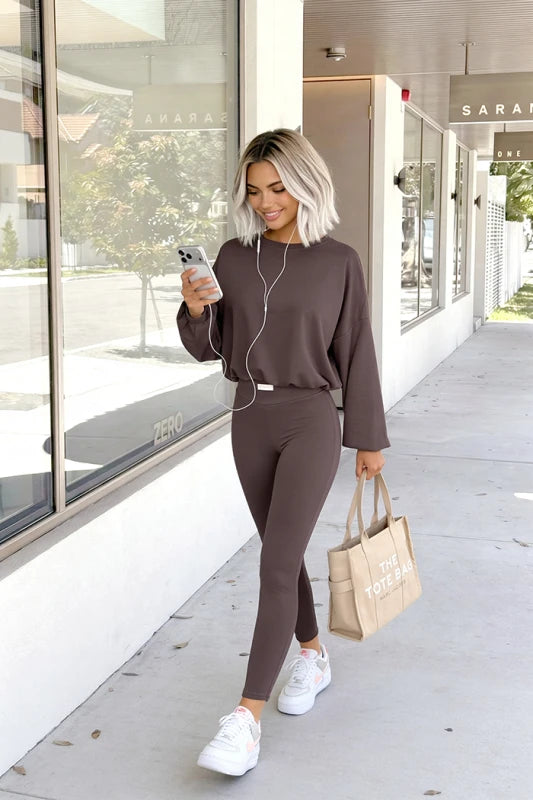 Komplet masełkowy Malibu mocca