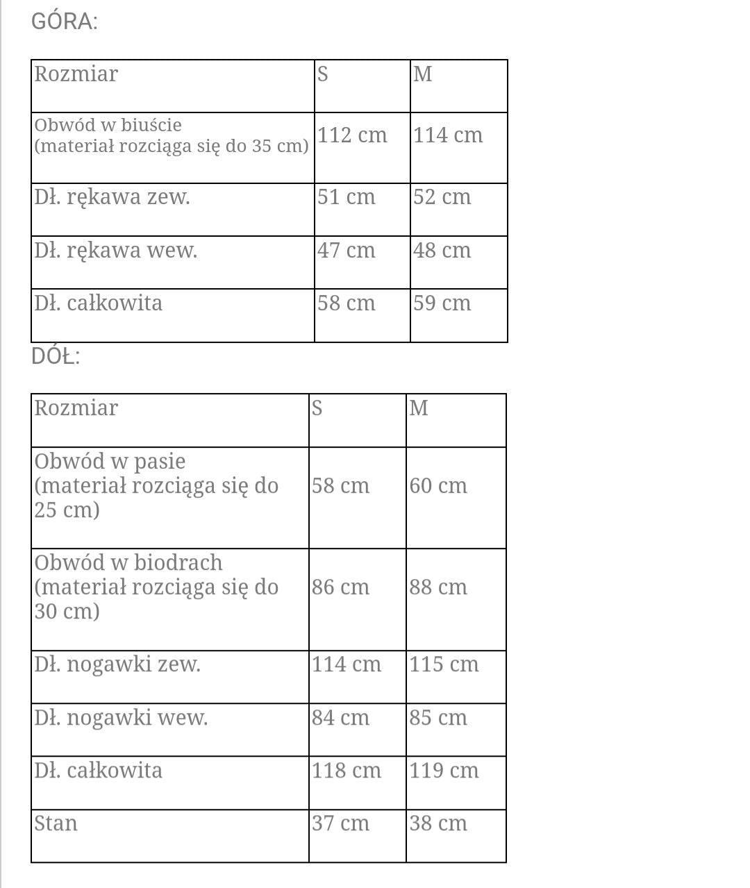 Komplet Luxform beż + ecru