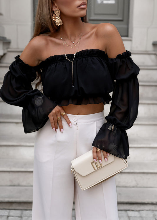 Hiszpanka Chiffon czarna