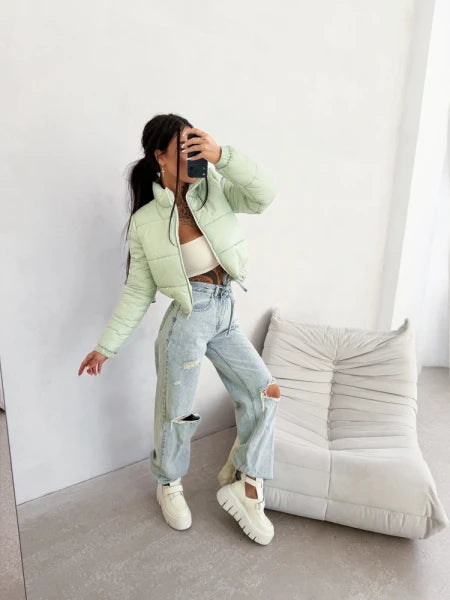 Kurtka Bomberka Puffa Olavoga zielona