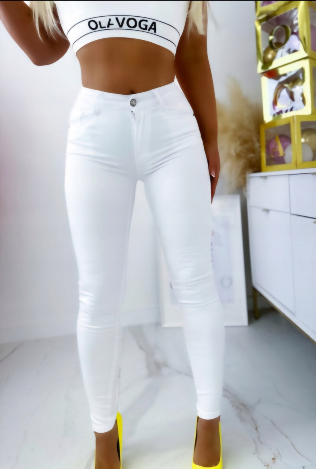 Spodnie białe M.Sara