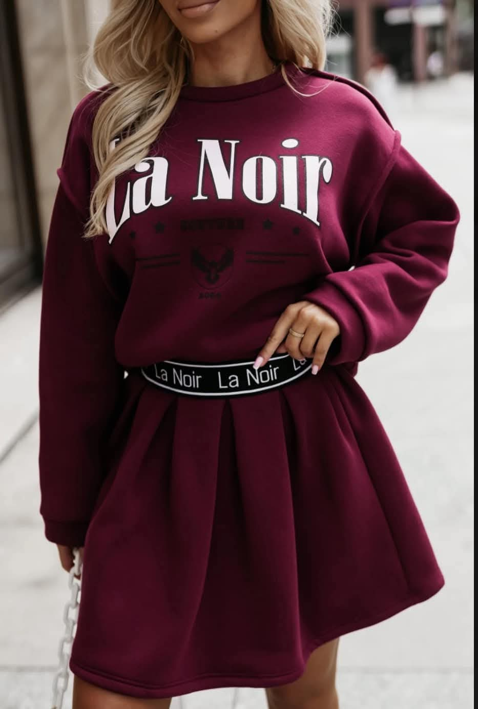 Komplet La Noir bordo